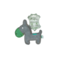 Petits gribouillis vert âne