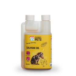 Huile de saumon pour chien...