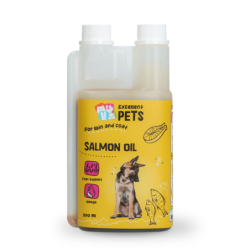 Huile de saumon pour chien...