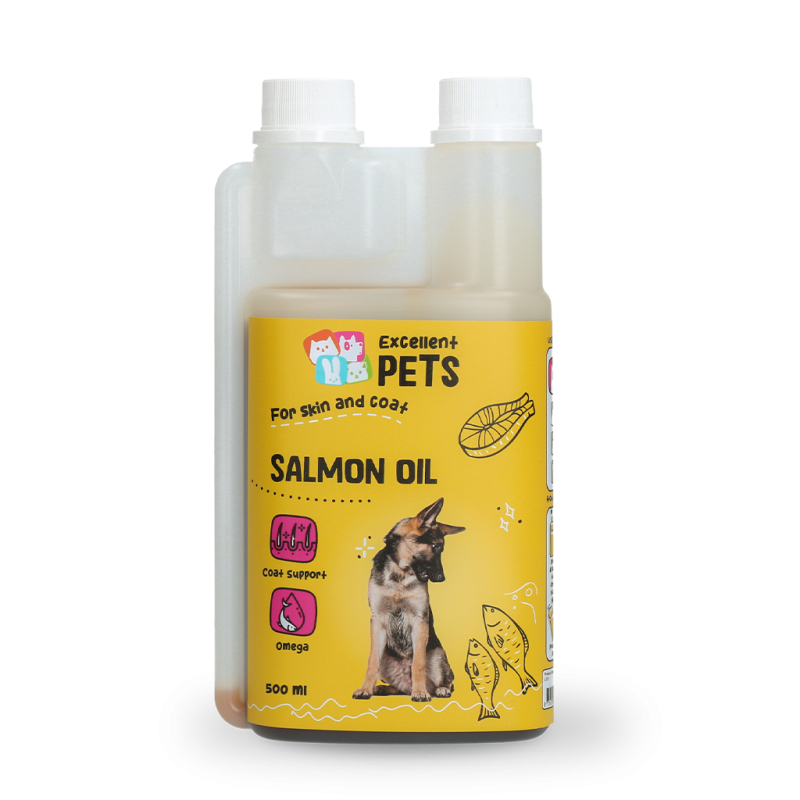 Huile de saumon pour chien Excellent Pets 500 ml
