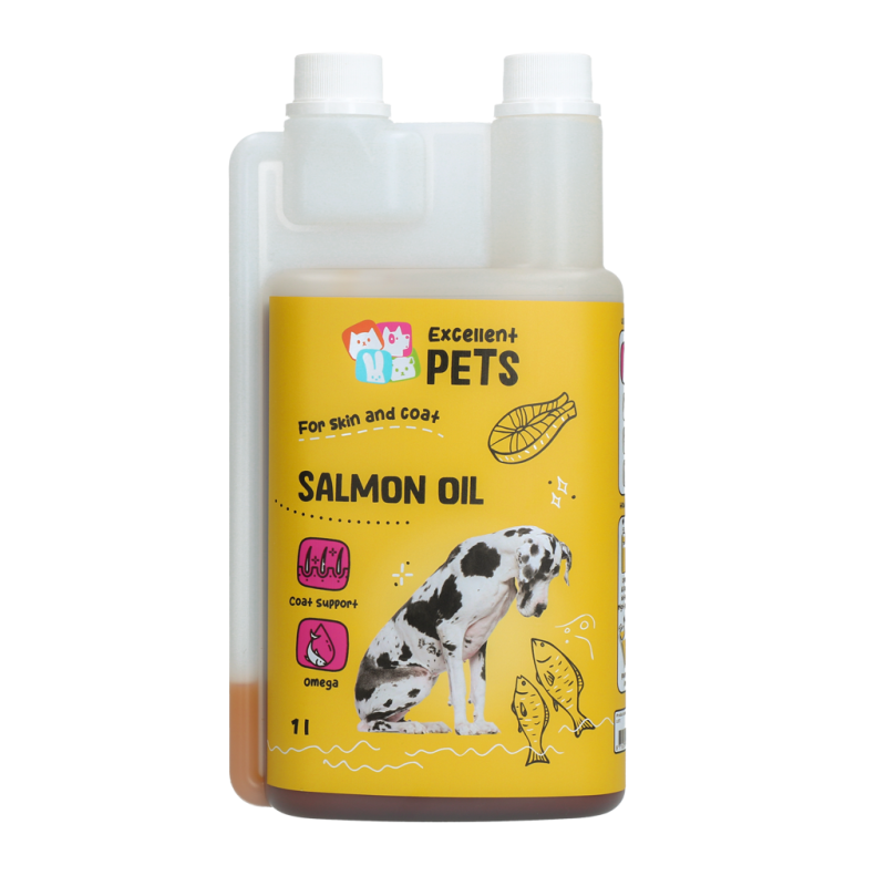 Huile de saumon pour chien Excellent Pets 1000 ml