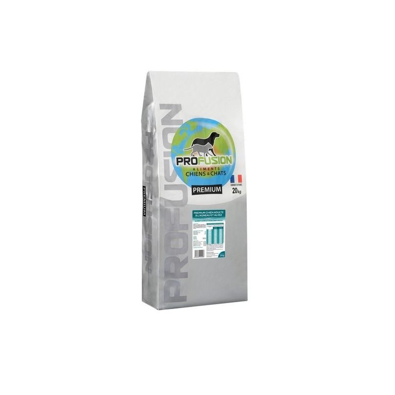 Profusion PREMIUM  chien adulte agneau et riz  (toute race) 20kg