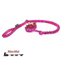 Laisse Canicross MANMAT Rose