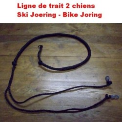 Ligne de trait 2 chiens -...