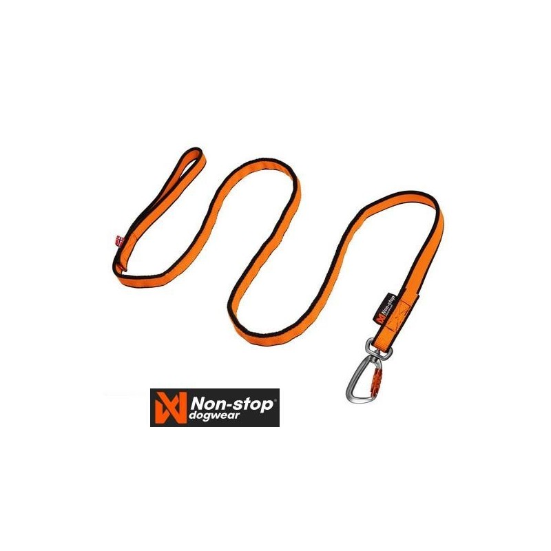 Laisse BUNGEE LEASH 2.0 NON-STOP Dogwear, ligne de trait élastique 2.80 m