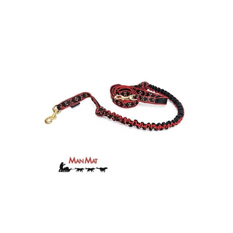 Ligne de trait MANMAT Snap Line (pour 1 chiens) Rouge