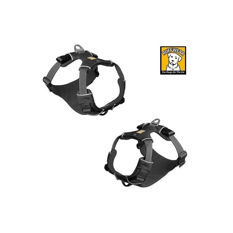 Harnais Front Range pour chien - Ruffwear gris basalt - Taille S