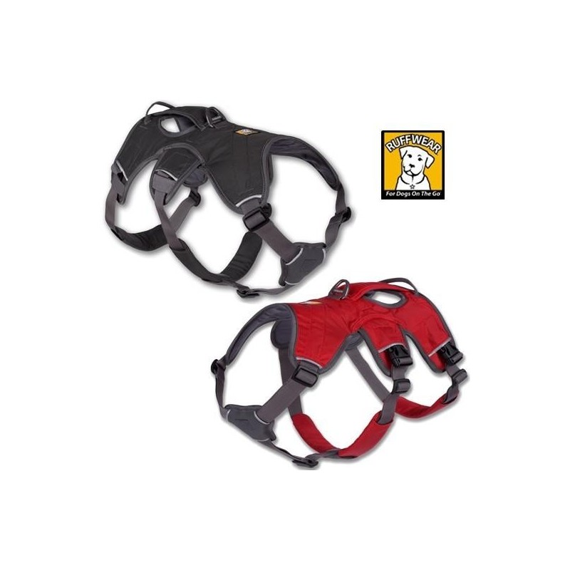 Harnais pour chien : Web Master - Ruff Wear Rouge M 25 à 45 kg