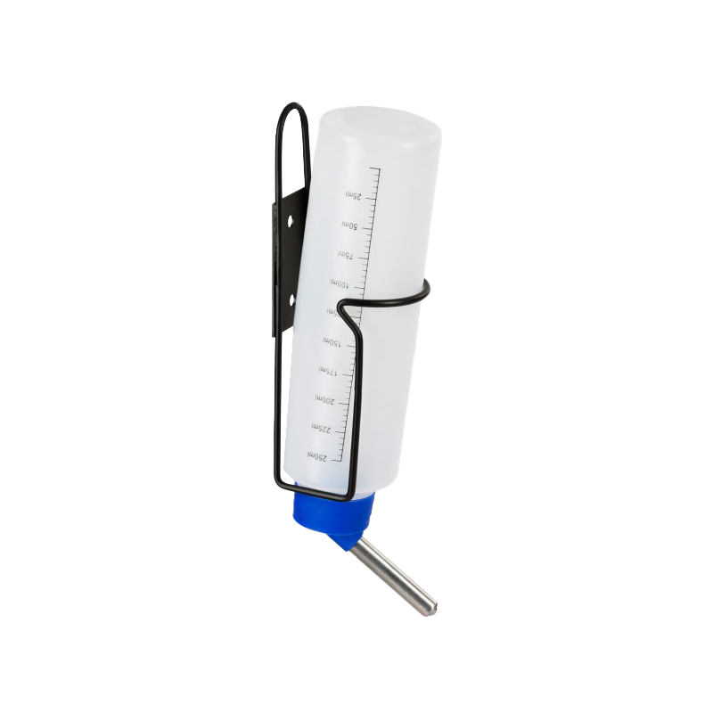 Bouteille avec support en métal 250 ml