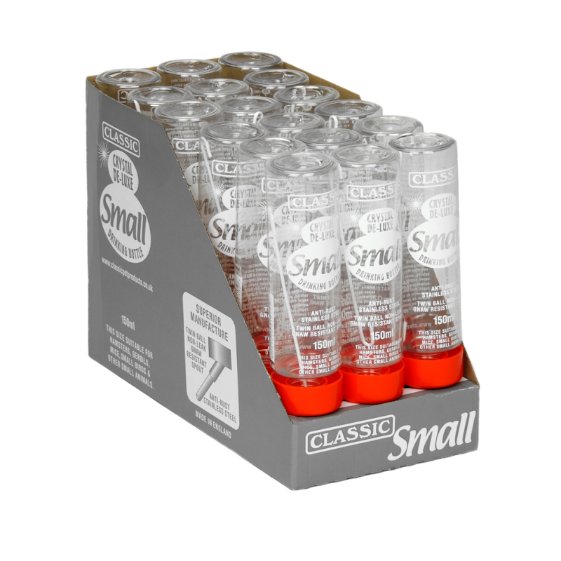 Bouteille à boire classique en cristal de luxe 150 ml