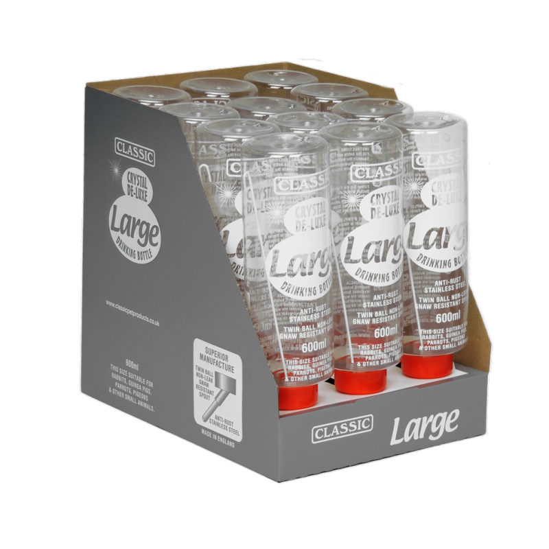 Bouteille classique en cristal de luxe 600 ml