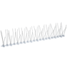 Piquets anti-pigeons en plastique/acier inoxydable 50 cm (50 piquets)