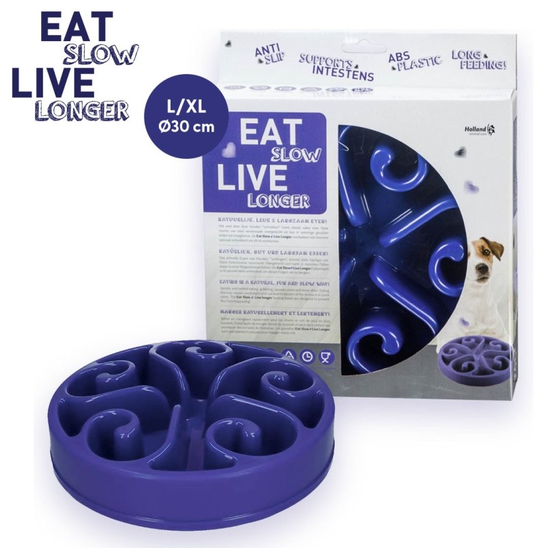 Mangez lentement, vivez plus longtemps Original Blue L