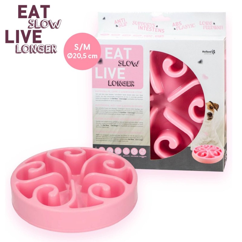 Mangez lentement, vivez plus longtemps Original Pink S