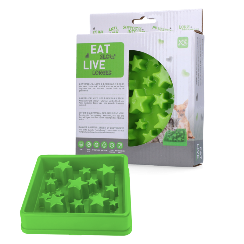 Mangez lentement, vivez plus longtemps Star Green XS