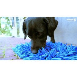 Tapis de jeu rose « Mangez lentement, vivez plus longtemps »