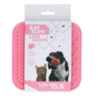Tapis à lécher Duo S Rose Mangez lentement Vivez plus longtemps
