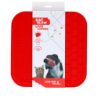 Tapis à lécher Duo L Rouge Mangez lentement Vivez plus longtemps