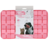 Mangez lentement, vivez plus longtemps, tapis à lécher Dimensions Fleur rose