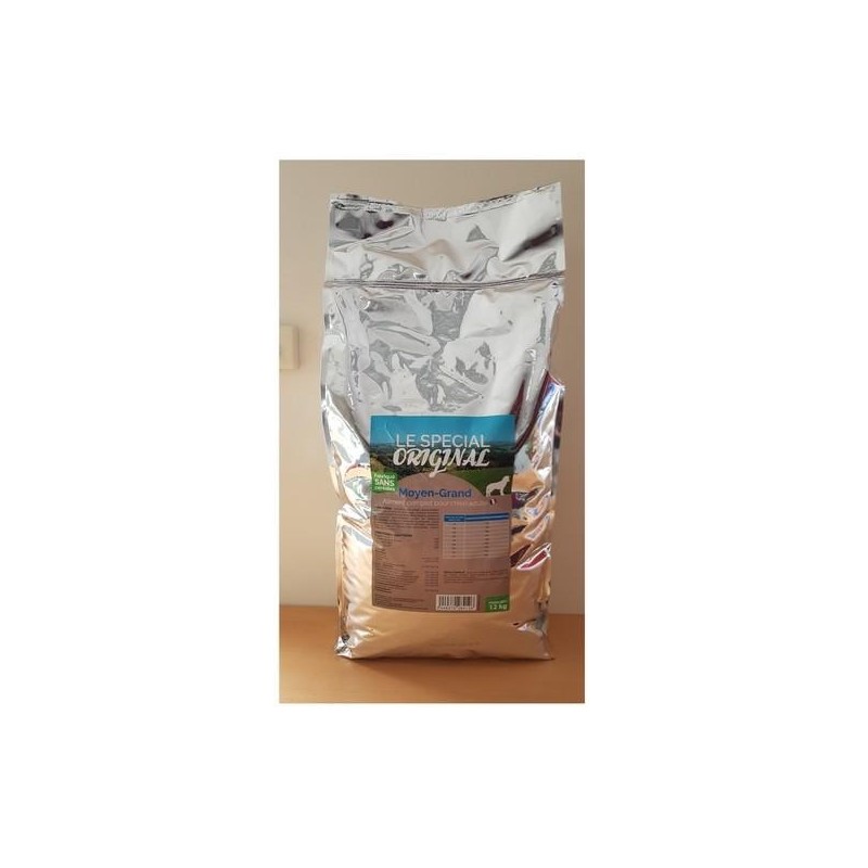Profusion sans céréale SPECIAL ORIGINAL CHIEN adulte MOYEN ET GRAND CHIEN 12kg