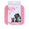 Tapis à lécher Mangez lentement, vivez plus longtemps, Quad Pink