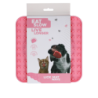 Mangez lentement, vivez plus longtemps, léchez le tapis Wave Pink
