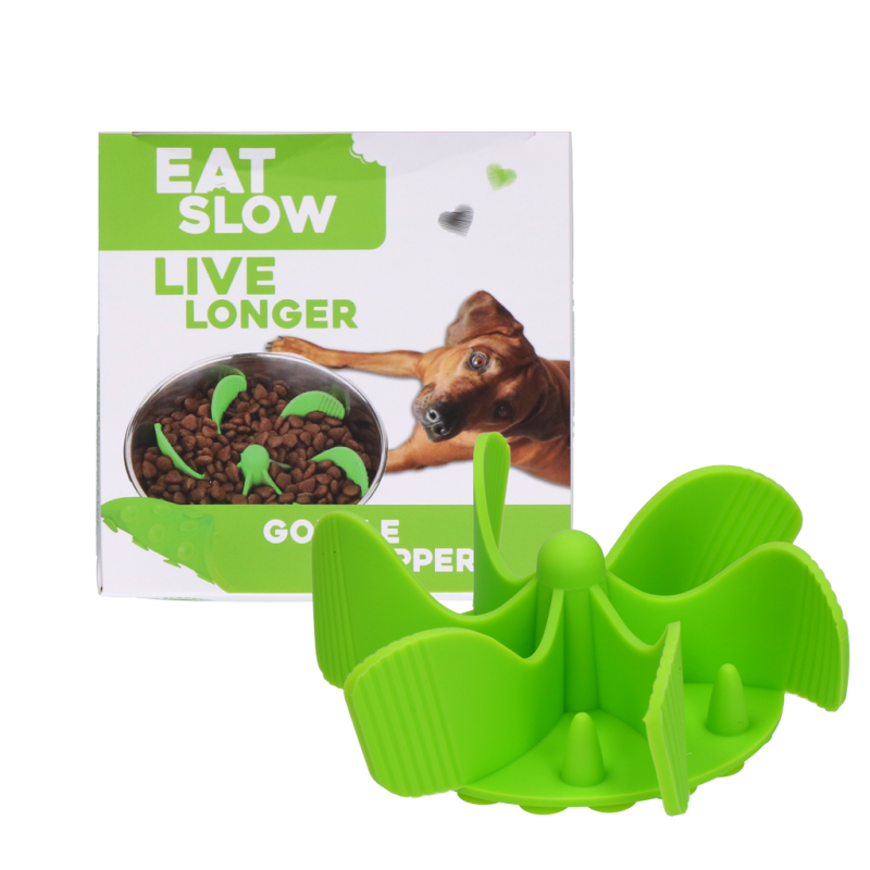 Mangez lentement, vivez plus longtemps, Gobble Stopper Vert
