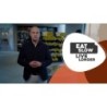 Tapis à lécher « Eat Slow Live Longer » Ballon de football orange (édition limitée EC)
