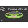 Cercle de puzzle Manger lentement, vivre plus longtemps