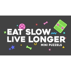 Mini-puzzle Mangez lentement, vivez plus longtemps Nuit étoilée