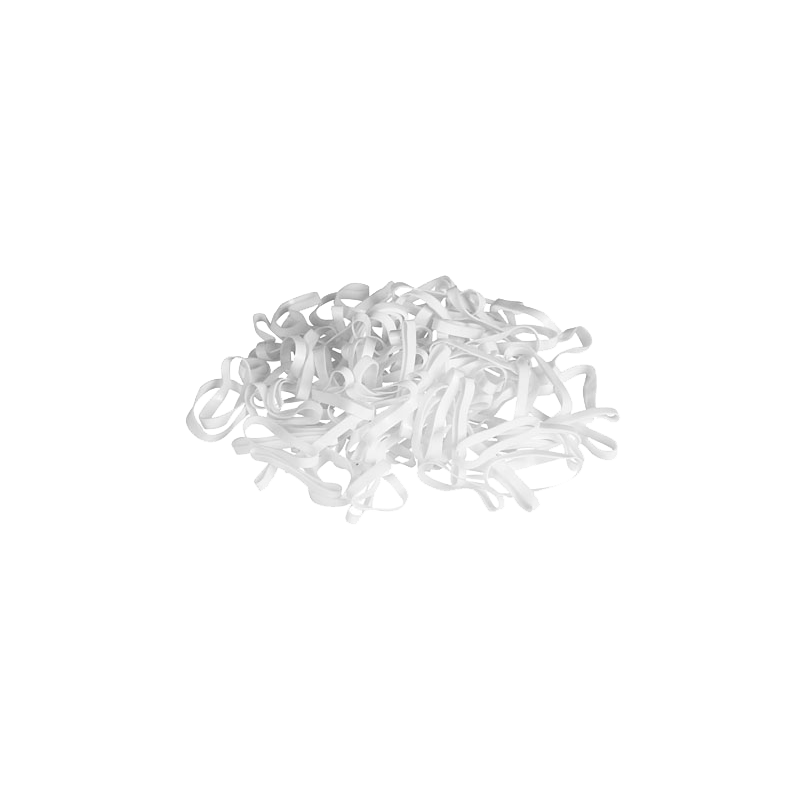 Bandes élastiques en silicone blanches