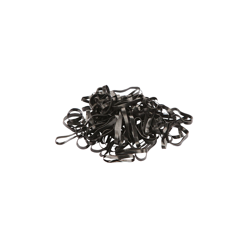 Bandes élastiques en silicone noires
