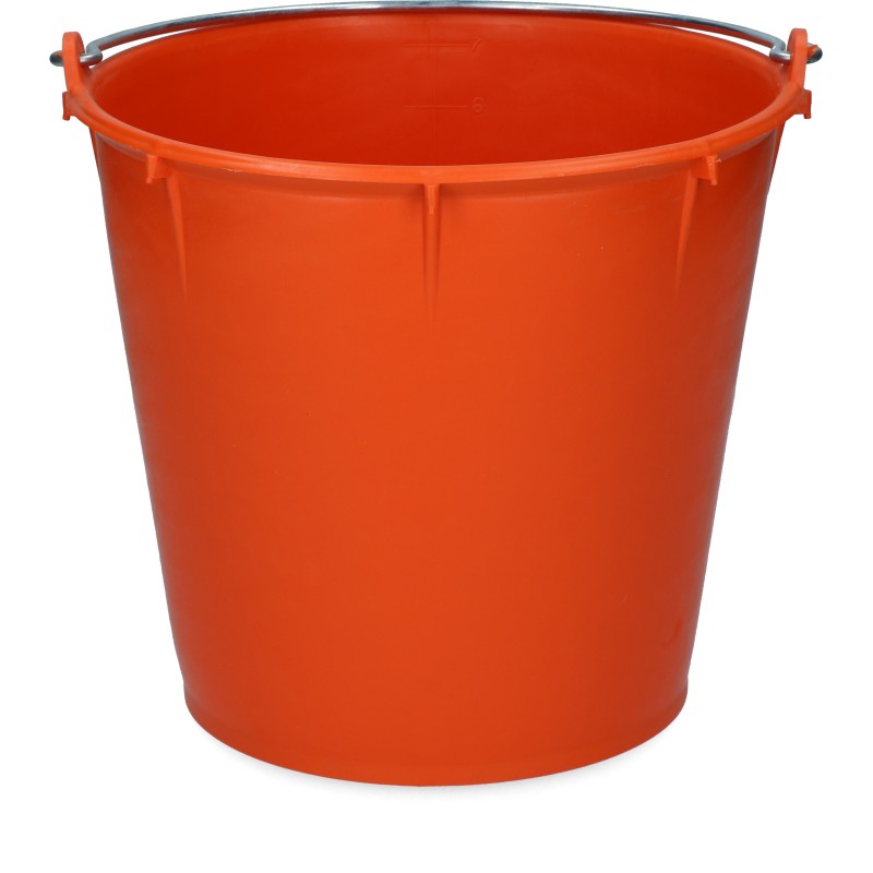 Seau 7 l avec anse Orange
