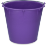 Seau 7 l avec anse Violet
