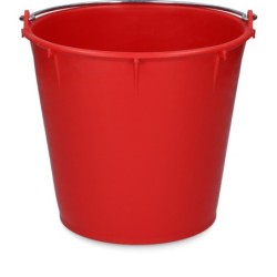 Seau 7 l avec anse Rouge