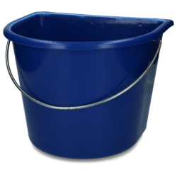 Seau à côté plat 15 l Bleu