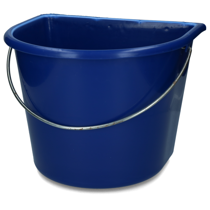 Seau à côté plat 15 l Bleu