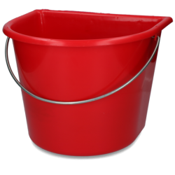 Seau à côté plat 15 l Rouge