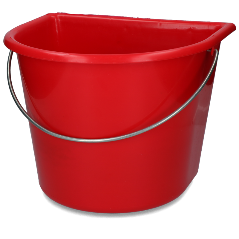 Seau à côté plat 15 l Rouge