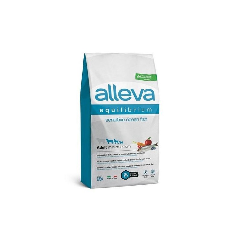 Alleva Equilibrium ADULTE sensible poisson Toutes races mini / medium 5kg
