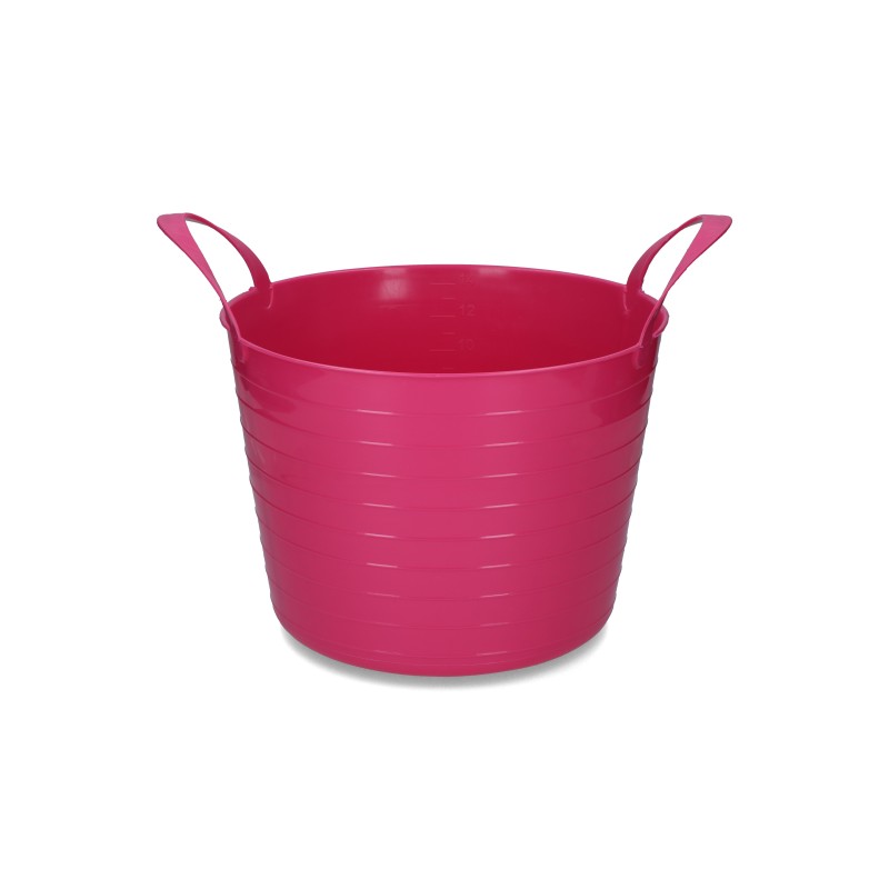 Seau V-Trug Flexi Bleu 14 l Rose