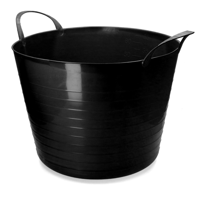 Auge vPlast V-Trug Flexi 65 l Noir