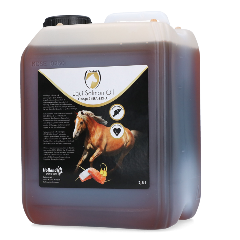 Excellente huile de saumon pour cheval 2,5 l