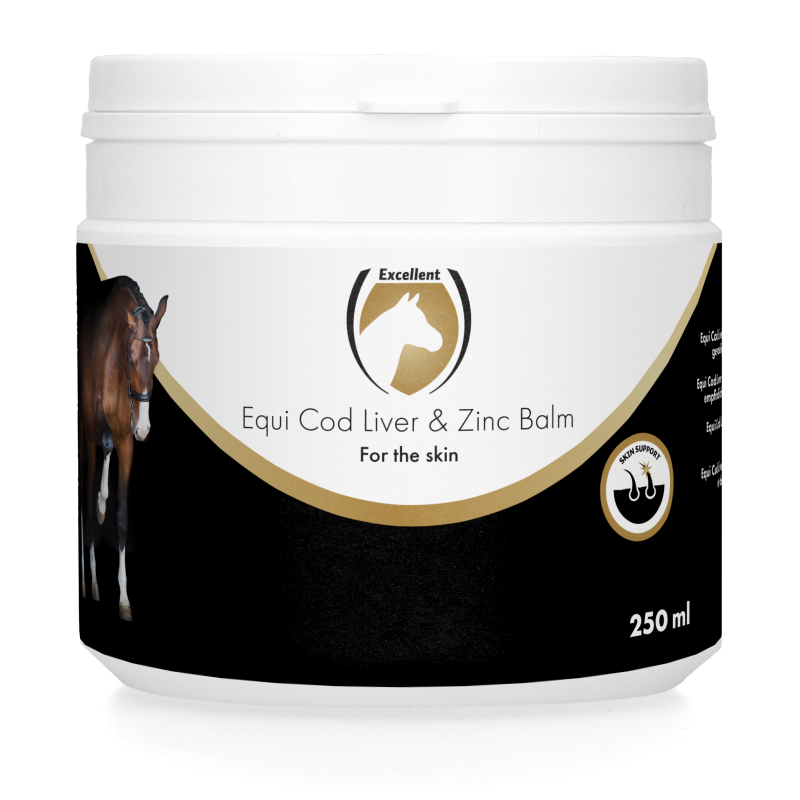 Excellent baume au foie de morue et au zinc pour chevaux 250 ml