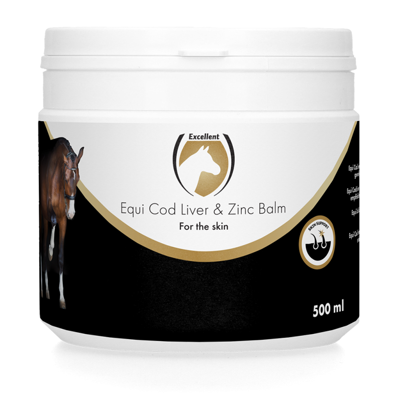 Excellent baume au foie de morue et au zinc pour chevaux 500 ml