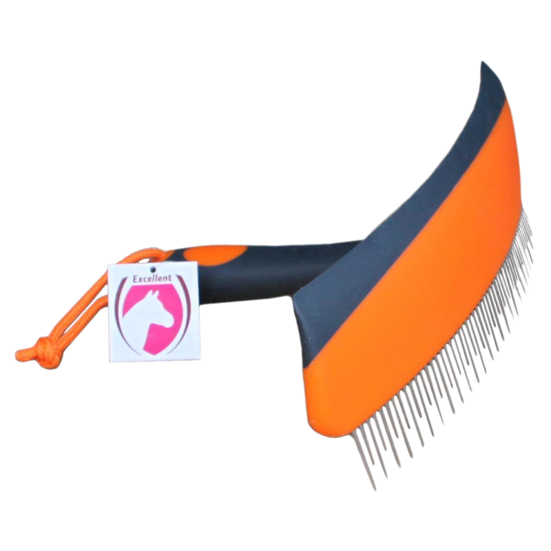 Grattoir anti-transpiration amusant orange/noir