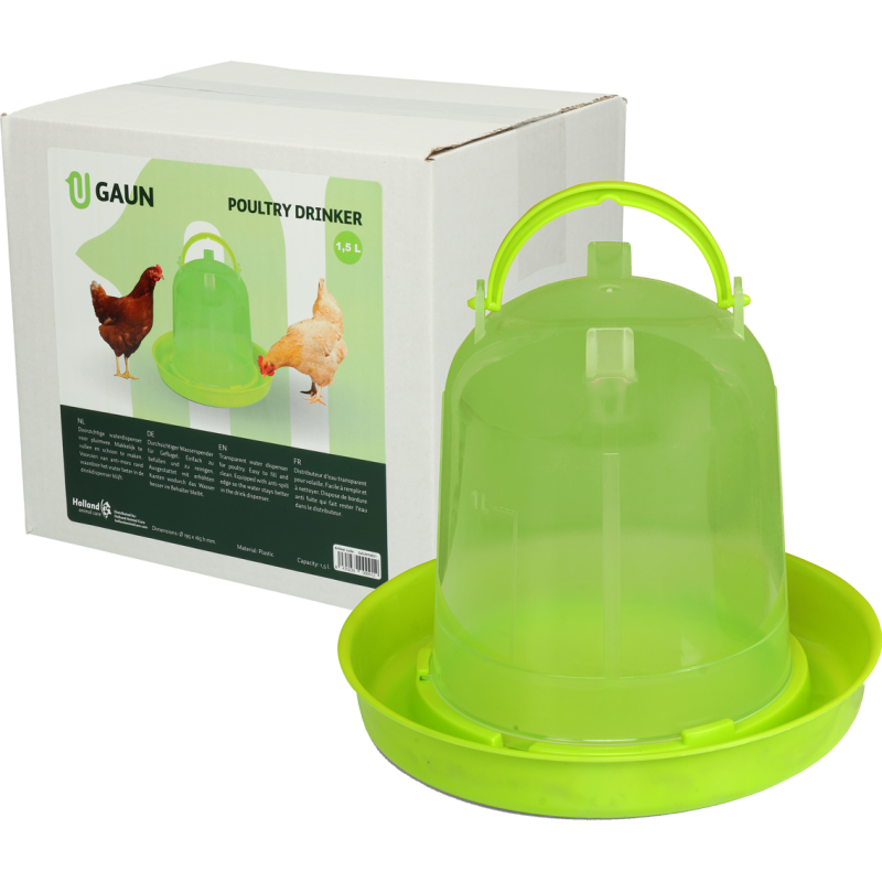 Abreuvoir pour volaille Gaun Citron vert 1,5 l