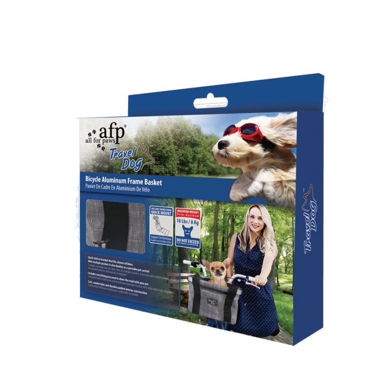 Panier de vélo pour chien de voyage AFP - Easy-go