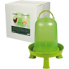 Abreuvoir à volaille Gaun avec pieds Vert citron 5 l