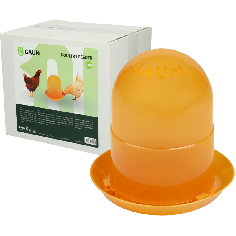 Mangeoire pour volailles Gaun Orange 2 kg